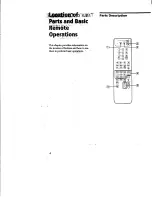 Preview for 4 page of Sony RM-PP401 Operating Instructions  (primary manual) Operating Instructions Manual