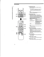 Предварительный просмотр 6 страницы Sony RM-PP401 Operating Instructions  (primary manual) Operating Instructions Manual