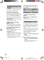 Preview for 52 page of Sony RM-PP411 Operating Instructions Manual