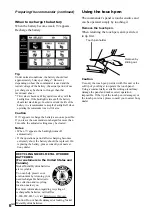 Preview for 6 page of Sony RM-TP1 Operating Instructions / Mode d’emploi Operating Instructions Manual