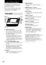 Preview for 8 page of Sony RM-TP1 Operating Instructions / Mode d’emploi Operating Instructions Manual