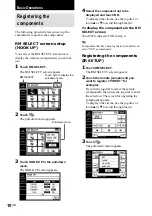 Preview for 10 page of Sony RM-TP1 Operating Instructions / Mode d’emploi Operating Instructions Manual