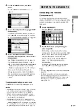 Preview for 11 page of Sony RM-TP1 Operating Instructions / Mode d’emploi Operating Instructions Manual