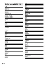 Preview for 36 page of Sony RM-TP1 Operating Instructions / Mode d’emploi Operating Instructions Manual