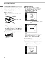 Preview for 6 page of Sony RM-TP501 Operating Instructions Manual