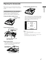 Предварительный просмотр 5 страницы Sony RM-TP501E Operating Instructions Manual