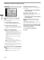 Preview for 22 page of Sony RM-TP501E Operating Instructions Manual