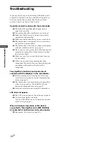 Preview for 24 page of Sony RM-TP501E Operating Instructions Manual