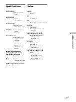 Preview for 25 page of Sony RM-TP501E Operating Instructions Manual