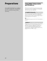 Предварительный просмотр 4 страницы Sony RM-TP503 Operating Instructions Manual
