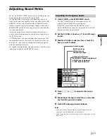 Preview for 21 page of Sony RM-TP503 Operating Instructions Manual