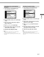 Preview for 23 page of Sony RM-TP503 Operating Instructions Manual