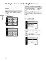 Preview for 24 page of Sony RM-TP503 Operating Instructions Manual