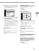 Preview for 25 page of Sony RM-TP503 Operating Instructions Manual