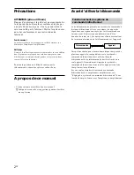 Preview for 34 page of Sony RM-TP503 Operating Instructions Manual