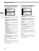 Preview for 54 page of Sony RM-TP503 Operating Instructions Manual