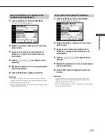 Preview for 55 page of Sony RM-TP503 Operating Instructions Manual