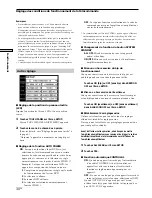 Preview for 62 page of Sony RM-TP503 Operating Instructions Manual