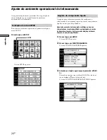 Preview for 120 page of Sony RM-TP503 Operating Instructions Manual