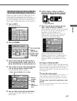 Предварительный просмотр 125 страницы Sony RM-TP503 Operating Instructions Manual