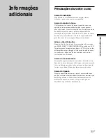 Preview for 127 page of Sony RM-TP503 Operating Instructions Manual