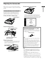 Предварительный просмотр 5 страницы Sony RM-TP504 Operating Instructions Manual