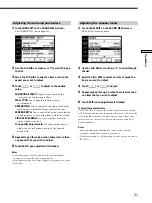 Preview for 21 page of Sony RM-TP504 Operating Instructions Manual