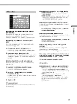 Preview for 29 page of Sony RM-TP504 Operating Instructions Manual