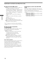 Preview for 30 page of Sony RM-TP504 Operating Instructions Manual