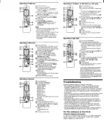 Preview for 4 page of Sony RM-V40A Operating Instructions Manual