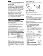 Preview for 5 page of Sony RM-V40A Operating Instructions Manual