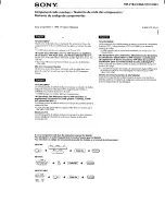 Preview for 9 page of Sony RM-V40A Operating Instructions Manual