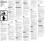 Preview for 1 page of Sony RM-VD1 Operating Instructions