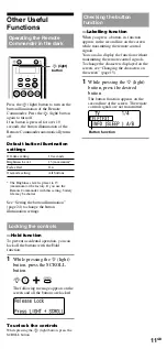 Preview for 11 page of Sony RM-VL1400T Operating Instructions Manual