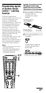 Предварительный просмотр 15 страницы Sony RM-VL700T Operating Instructions Manual