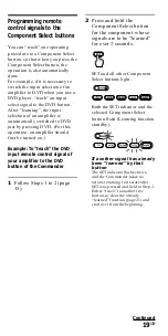 Preview for 19 page of Sony RM-VL700T Operating Instructions Manual