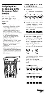 Preview for 27 page of Sony RM-VL700T Operating Instructions Manual