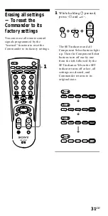 Предварительный просмотр 31 страницы Sony RM-VL700T Operating Instructions Manual