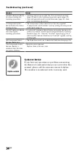 Preview for 34 page of Sony RM-VL700T Operating Instructions Manual