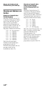 Предварительный просмотр 54 страницы Sony RM-VL700T Operating Instructions Manual