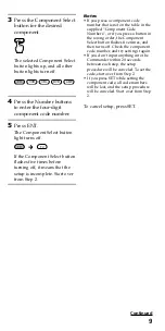 Preview for 9 page of Sony RM-VL710 Operating Instructions Manual