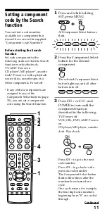 Preview for 11 page of Sony RM-VL710 Operating Instructions Manual