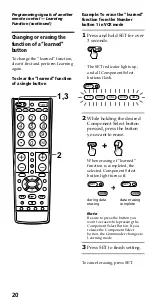 Preview for 20 page of Sony RM-VL710 Operating Instructions Manual