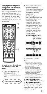 Preview for 31 page of Sony RM-VL710 Operating Instructions Manual