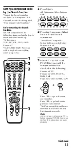 Предварительный просмотр 11 страницы Sony RM-VL900 Operating Instructions Manual