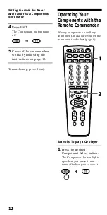 Предварительный просмотр 12 страницы Sony RM-VL900 Operating Instructions Manual