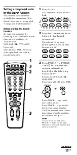 Предварительный просмотр 11 страницы Sony RM-VL900T Operating Instructions Manual