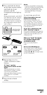 Preview for 17 page of Sony RM-VL900T Operating Instructions Manual