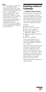 Предварительный просмотр 23 страницы Sony RM-VL900T Operating Instructions Manual