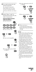 Preview for 25 page of Sony RM-VL900T Operating Instructions Manual